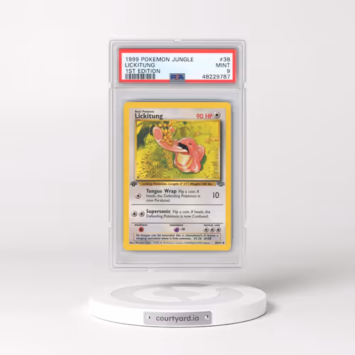 1999 Pokémon Jungle #38 Lickitung - 1st Edition (PSA 9 MINT)