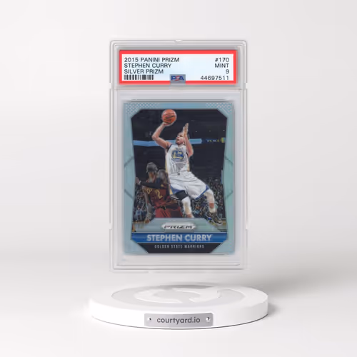 2015 Panini Prizm #170 Stephen Curry - Silver Prizm (PSA 9 MINT)