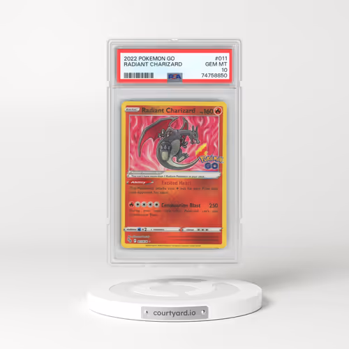 2022 Pokémon Go #011 Radiant Charizard - Holo (PSA 10 GEM MINT)