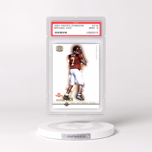 2001 Pacific Dynagon #110 Michael Vick (PSA 9 MINT)