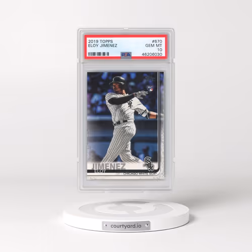 2019 Topps #670 Eloy Jimenez (PSA 10 GEM MINT)