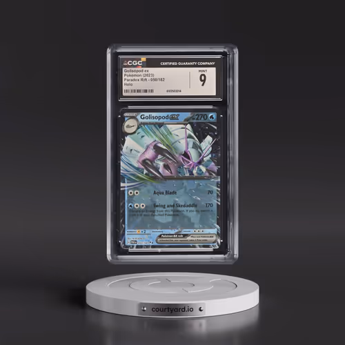 2023 Pokémon Par EN-Paradox Rift #050 Golisopod EX - Holo (CGC 9 MINT)