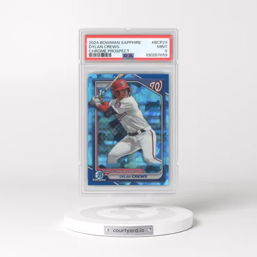 2024 Bowman Sapphire Edition Chrome Prospects #BCP23 Dylan Crews (PSA 9 MINT)