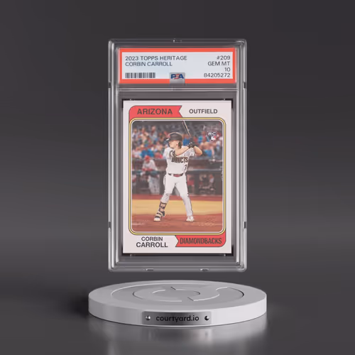 2023 Topps Heritage #209 Corbin Carroll (PSA 10 GEM MINT)