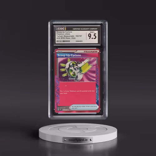 2024 Pokémon Twm EN-Twilight Masquerade #162 Scoop Up Cyclone (CGC 9.5 MINT+)