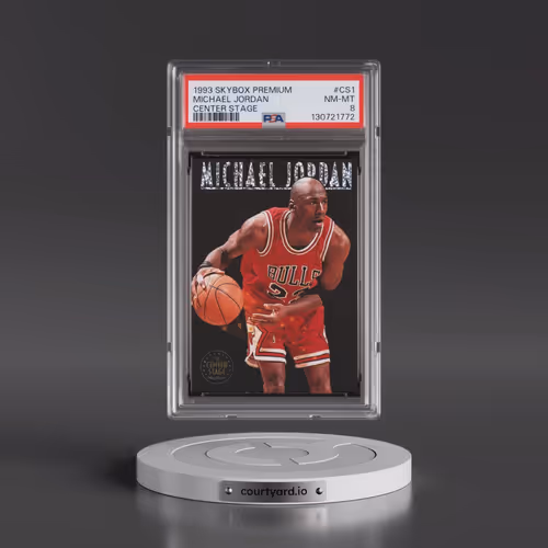 1993 Skybox Premium Center Stage #CS1 Michael Jordan (PSA 8 NM-MT)