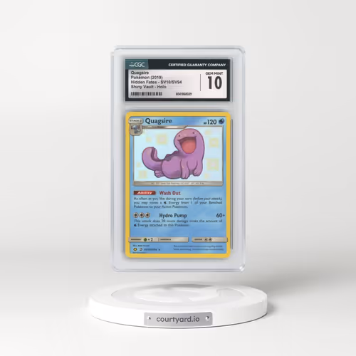 2019 Hidden Fates #SV10/SV94 Quagsire - Holo (CGC 10 GEM MINT)