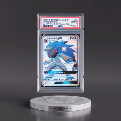 2017 Pokémon Sun & Moon Shining Legends #77a Zoroark GX - Holo Full Art 2019 Yellow A Alternate Art