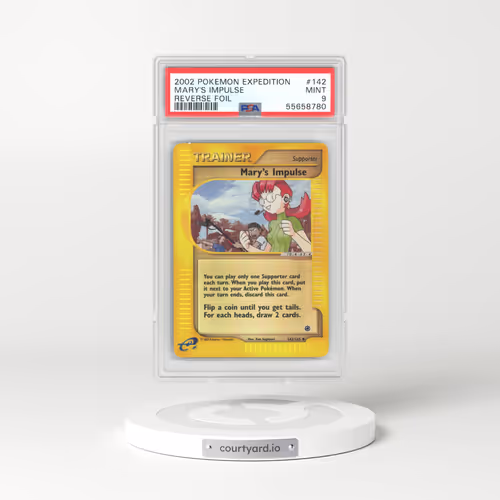 2002 Expedition #142 Mary's Impulse - Holo e-Card Symbol (PSA 9 MINT)