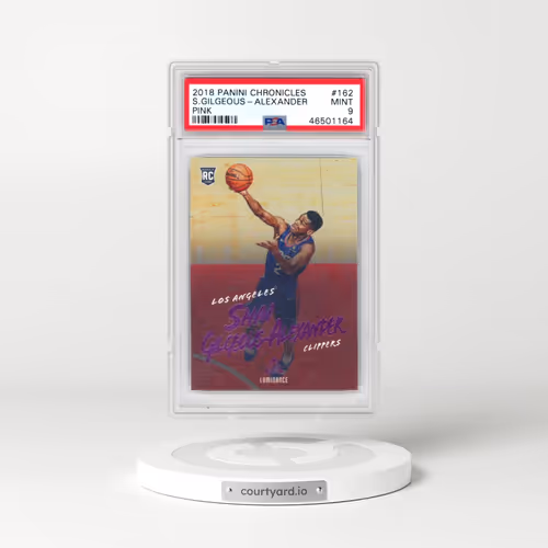 2018 Panini Chronicles #162 Shai Gilgeous-Alexander - Pink (PSA 9 MINT)