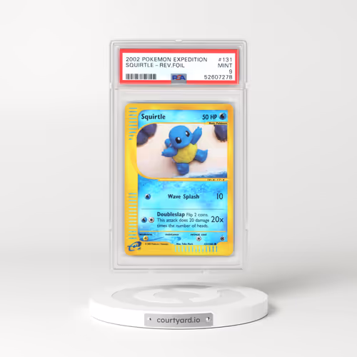 2002 Pokémon Expedition #131 Squirtle - Reverse Foil (PSA 9 MINT)