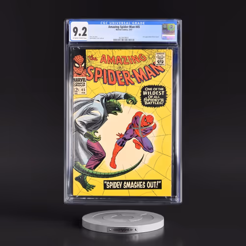 Amazing Spider-Man #45 CGC 9.2 Off-white to White Pages (Marvel Comics, 2/67) - Universal