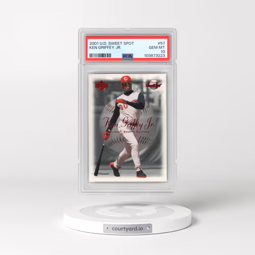 2001 Upper Deck Sweet Spot #57 Ken Griffey Jr (PSA 10 GEM MINT)