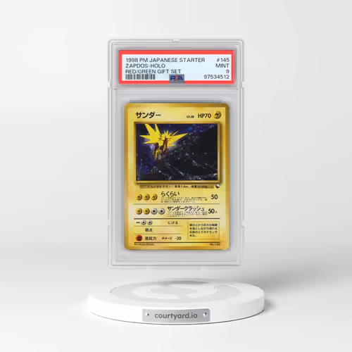 1998 Pokémon Red/Green Gift Set #145 Zapdos - Holo (PSA 9 MINT)