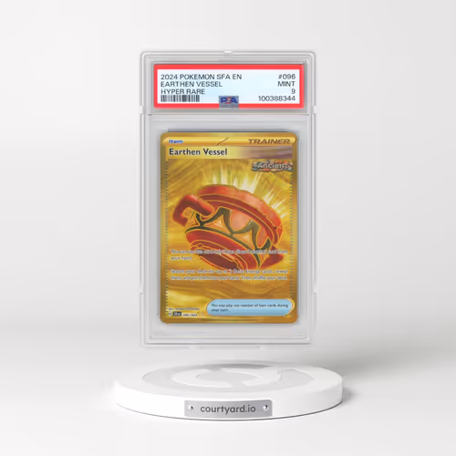 2024 Pokémon Sfa EN-Shrouded Fable #096 Earthen Vessel - Hyper Rare (PSA 9 MINT)