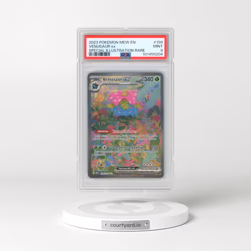 2023 Pokémon Mew EN-151 #198 Venusaur EX - Holo Special Illustration Rare (PSA 9 MINT)