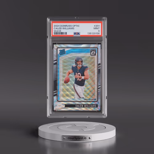 2024 Panini Donruss Optic #201 Caleb Williams - Wave (PSA 9 MINT)