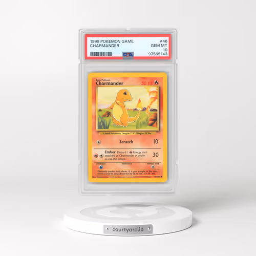 1999 Pokémon Game #46 Charmander (PSA 10 GEM MINT)