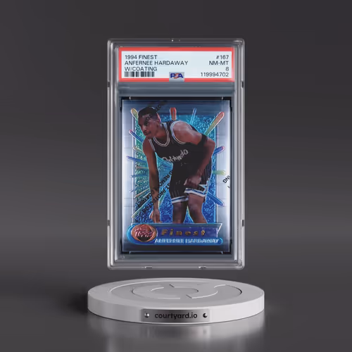 1994 Finest #167 Anfernee Hardaway - w/Coating (PSA 8 NM-MT)