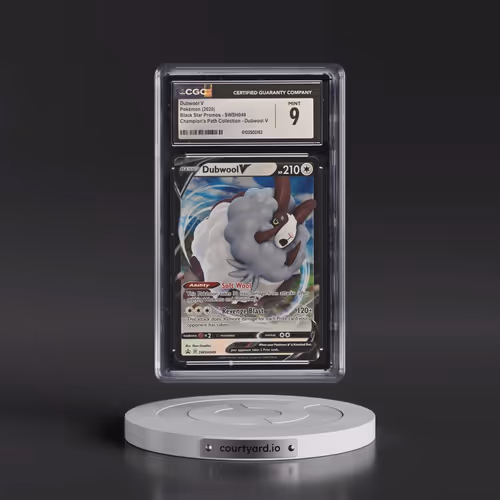 2017 Black Star Promos - Sword & Shield #SWSH049 Dubwool V - Holo Champion's Path Collection - Dubwo