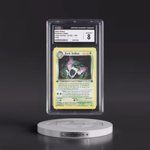 2000 Team Rocket #7/82 Dark Golbat - 1st Edition Holo (CGC 8 NM-MT)