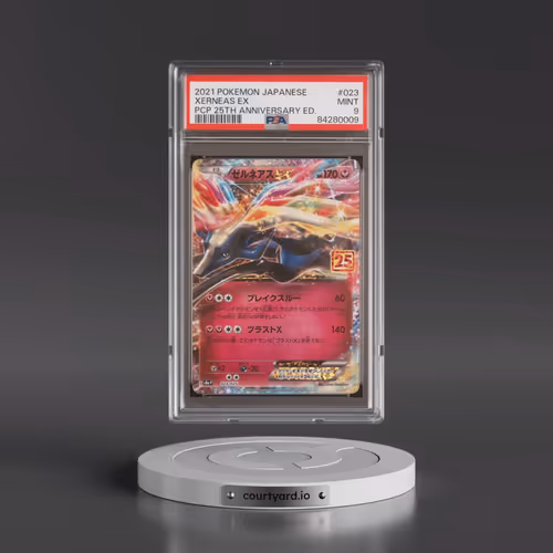 2021 Pokémon Promo Card Pack 25th Anniversary Edition #023 Xerneas EX - Holo (PSA 9 MINT)