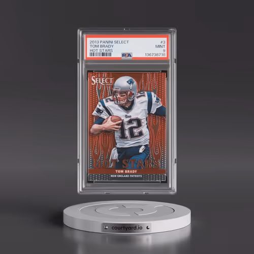 2013 Panini Select Hot Stars #3 Tom Brady (PSA 9 MINT)