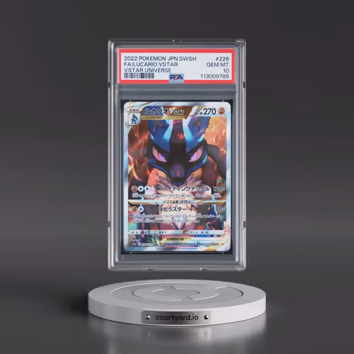 2022 Pokémon Sword & Shield Vstar Universe #226 Lucario Vstar - Full Art (PSA 10 GEM MINT)