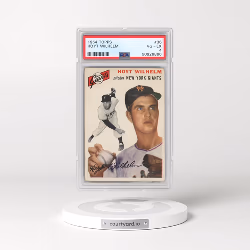 1954 Topps #36 Hoyt Wilhelm (PSA 4 VG-EX)