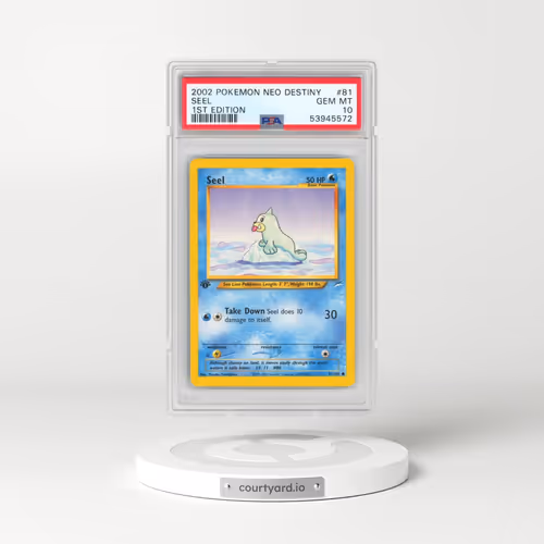 2002 Pokémon Neo Destiny #81 Seel - 1st Edition (PSA 10 GEM MINT)
