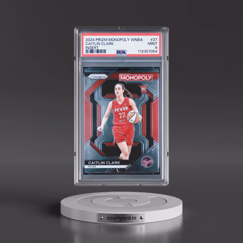 2024 Panini Prizm Monopoly WNBA Insert #WNBA27 Caitlin Clark (PSA 9 MINT)