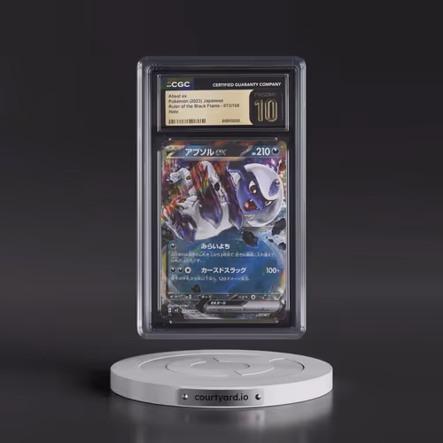 2023 Ruler of the Black Flame #073/108 Absol ex - Holo (CGC 10 PRISTINE)