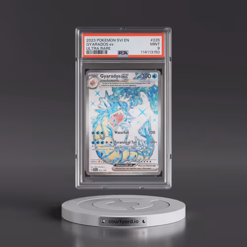 2023 Pokémon Svi EN-Scarlet & Violet #225 Gyarados EX - Holo Ultra Rare (PSA 9 MINT)