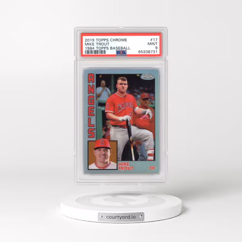 2019 Topps Chrome 1984 Topps Baseball #17 Mike Trout (PSA 9 MINT)