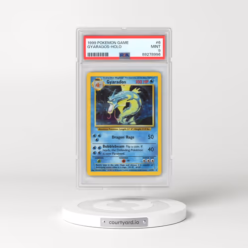 1999 Pokémon Game #6 Gyarados - Holo (PSA 9 MINT)