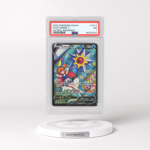 2022 Pokémon Sword & Shield Astral Radiance #TG13 Starmie V - Holo Full Art (PSA 7 NM)