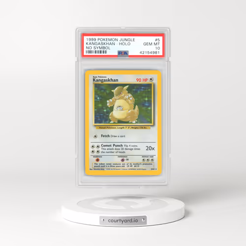 1999 Jungle #5 Kangaskhan - Holo No Symbol (PSA 10 GEM MINT)