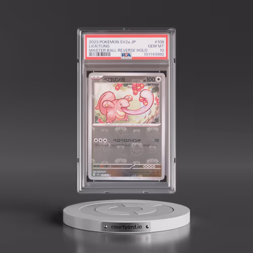2023 Pokémon Sv2a-Pokemon 151 #108 Lickitung - Reverse Holo Master Ball (PSA 10 GEM MINT)