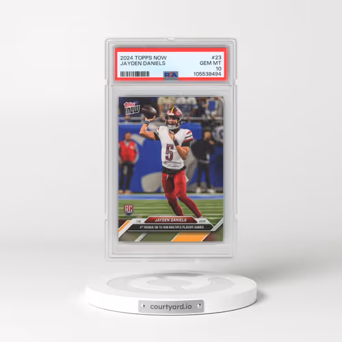 2024 Topps Now #23 Jayden Daniels (PSA 10 GEM MINT)