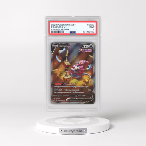 2023 Pokémon Sword and Shield Crown Zenith #GG53 Hoopa V - Holo Full Art (PSA 9 MINT)