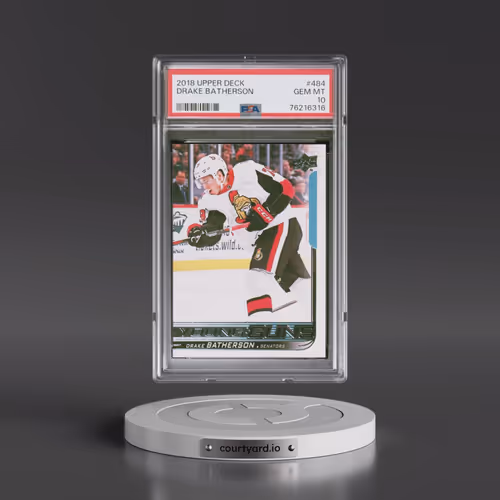 2018 Upper Deck #484 Drake Batherson (PSA 10 GEM MINT)