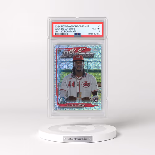 2024 Bowman Chrome Mega Box My 1st Bowman #2 Elly de La Cruz (PSA 8 NM-MT)