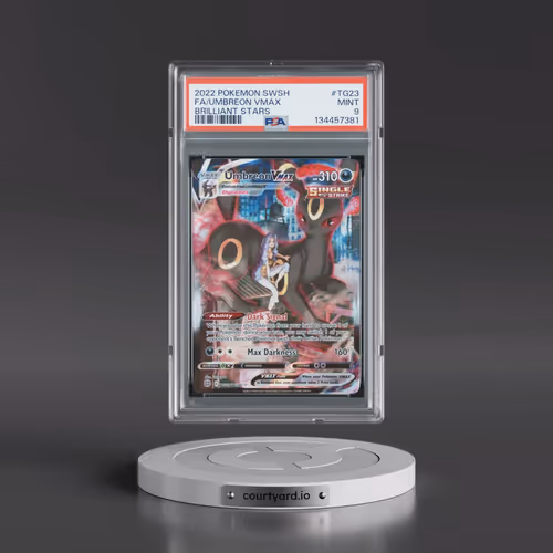 2022 Pokémon Sword & Shield Brilliant Stars #TG23 Umbreon Vmax - Full Art (PSA 9 MINT)