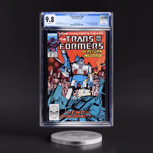 Transformers #48 CGC 9.8 White Pages (Marvel Comics, 1/89) - Universal