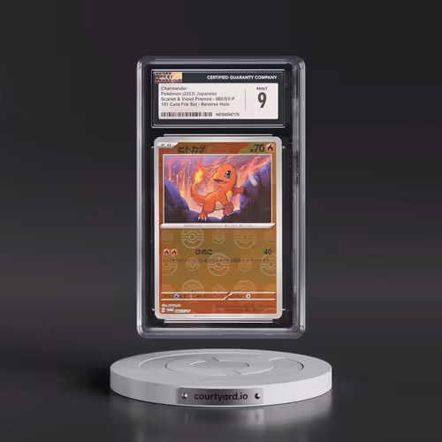 2022 Scarlet & Violet Promos CharmanderDNU - Reverse Holo 151 Card File Set Poké Ball (CGC 9 MINT)
