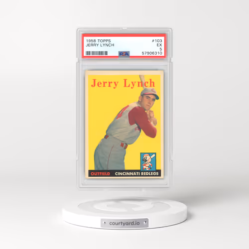 1958 Topps #103 Jerry Lynch (PSA 5 EX)