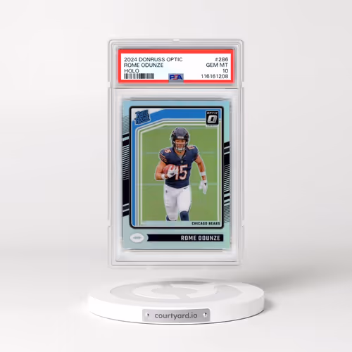 2024 Panini Donruss Optic #286 Rome Odunze - Holo (PSA 10 GEM MINT)