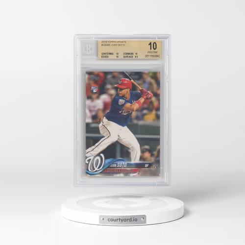2018 Topps Update #US300 Juan Soto - Batting (BGS 10 PRISTINE)