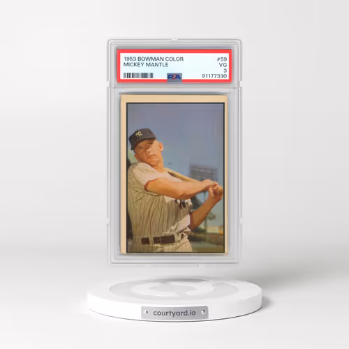 1953 Bowman Color #59 Mickey Mantle (PSA 3 VG)