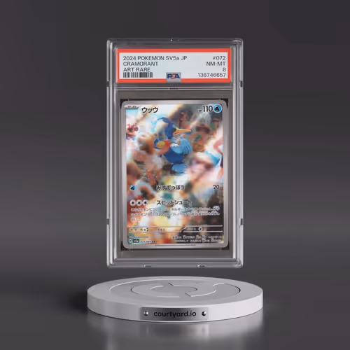 2024 Pokémon Sv5a-Crimson Haze #072 Cramorant - Art Rare (PSA 8 NM-MT)
